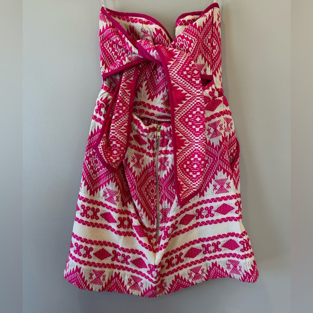 Judith March hot pink dress